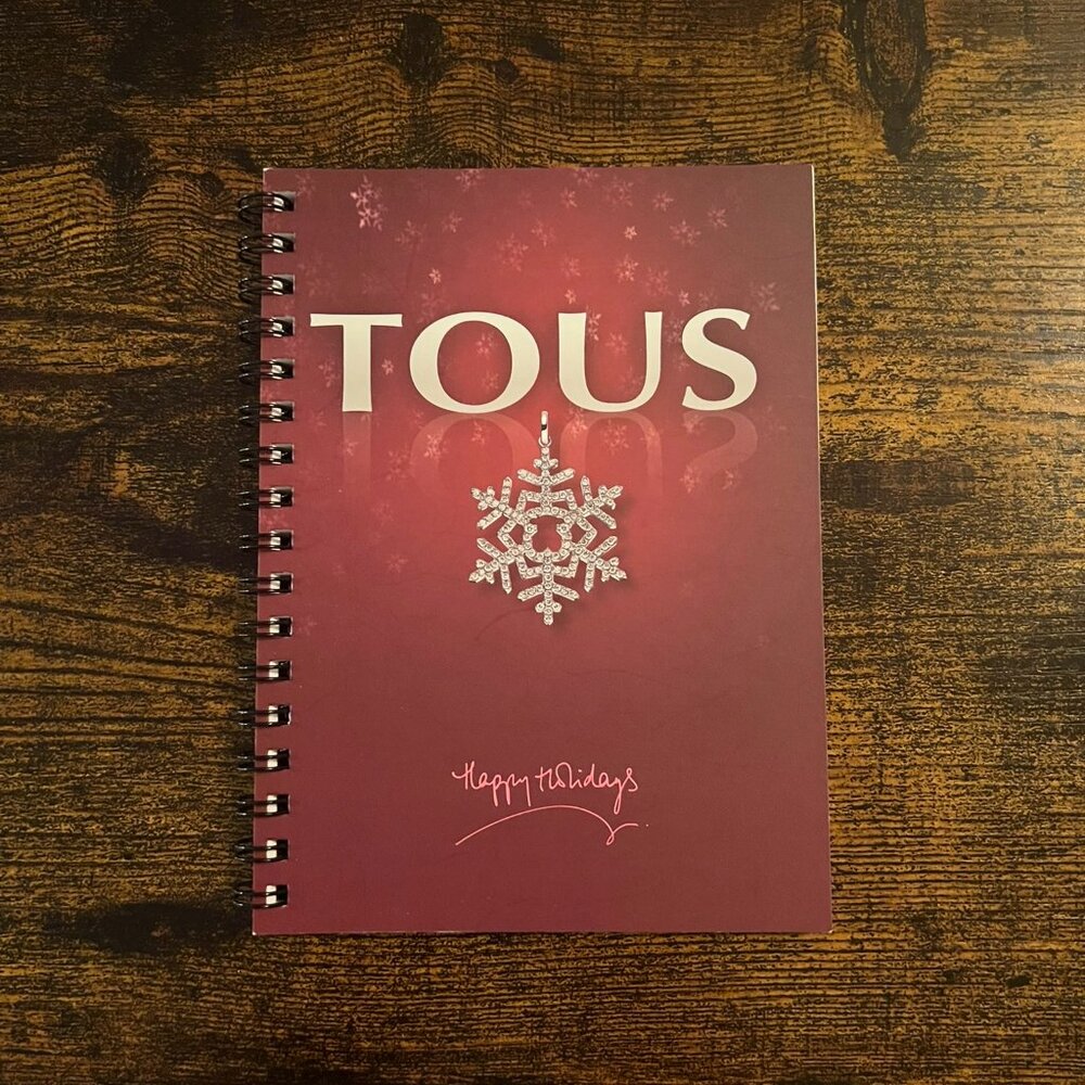 TOUS Christmas Holiday Notebook (2000's) Exclusive